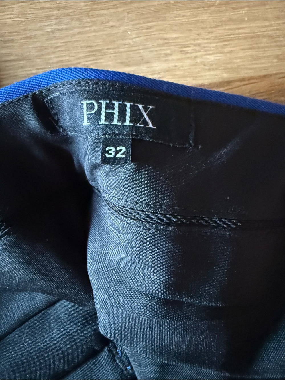 Royal Blue cobalt flare Trousers men’s size 32 - Picture 7 of 8